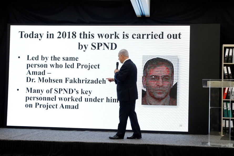 Năm 2018, Thủ tướng Israel Netanyahu đã lưu ý tầm quan trọng của ông Fakhrizadeh 