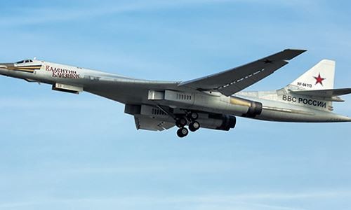 Máy bay ném bom TU-160 Ảnh: Thedefensepost.com 