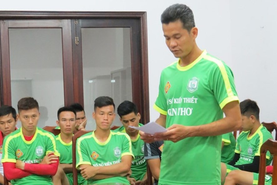 Cầu thủ Nguyễn Văn Quân. Ảnh: Lao Động
