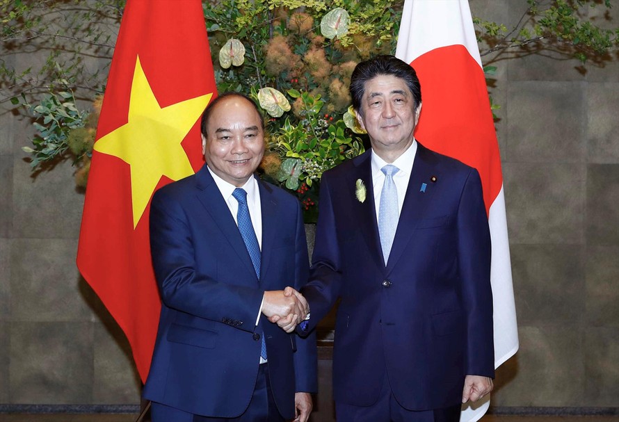 Thủ tướng Nguyễn Xuân Phúc hội đàm với Thủ tướng Nhật Bản Shinzo Abe
