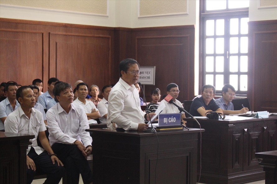 Bị cáo Trương Huy Liệu tự tranh luận với các quan điểm buộc tội của VKS