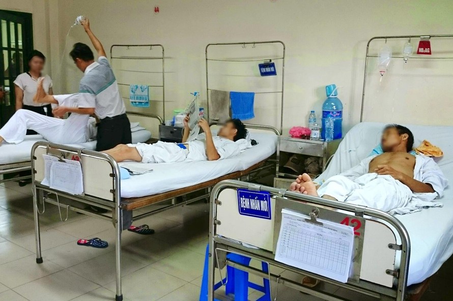 Bệnh nhân nam điều trị tại một bệnh viện ở Hà Nội (ảnh minh họa) Ảnh: Ngọc châu 