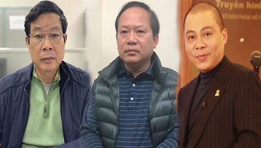Bị cáo Nguyễn Bắc Son, Trương Minh Tuấn, Phạm Nhật Vũ - Ảnh: PV