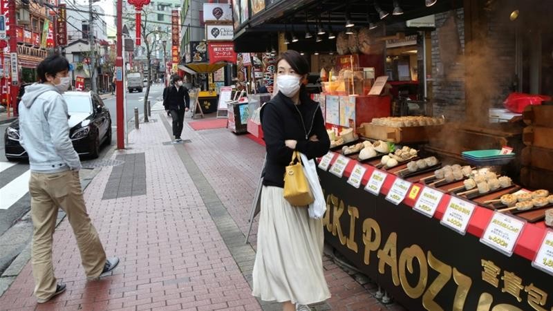 Đường phố Nhật Bản mùa dịchẢnh: AP 