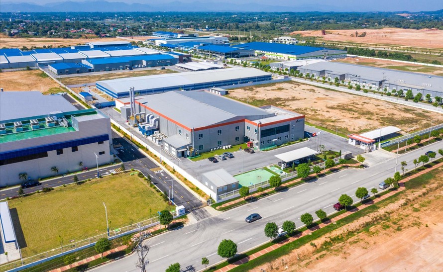 Khu công nghiệp Yên Phong 2C Bắc Ninh sẵn sàng hạ tầng đón doanh nghiệp nước ngoài. Ảnh: Ngọc Mai 