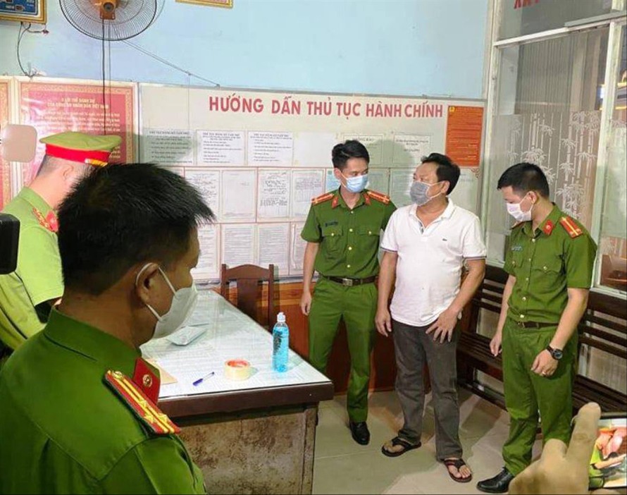 Thực hiện lệnh bắt giam đối với đại gia Phạm Thanh (Thanh đeo) vào tối ngày 4/9 Anh: Công an cung cấp