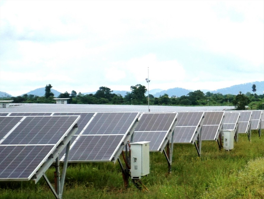 Một dự án điện mặt trời tại Đắk Lắk