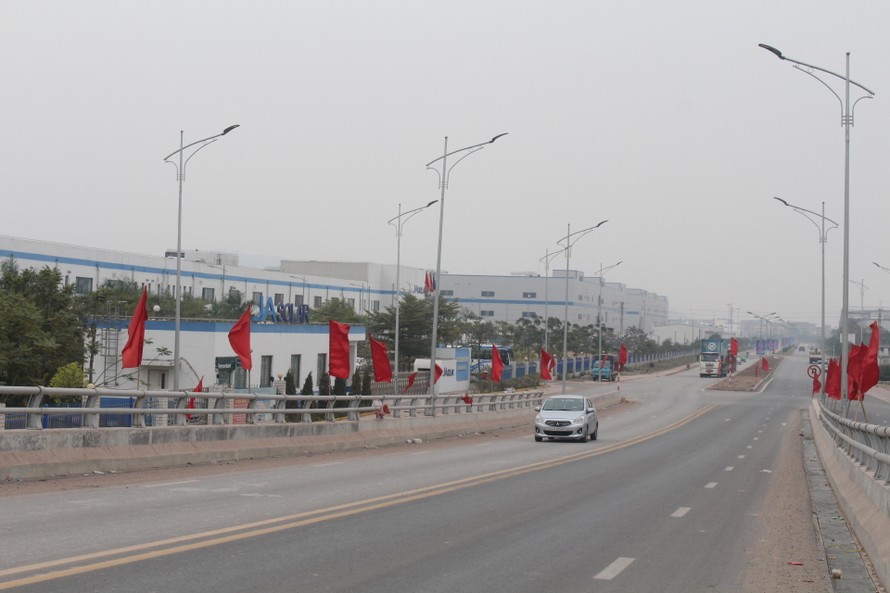 Dự án sản xuất máy tính bảng và máy tính xách tay của Tập đoàn Foxconn tại Khu công nghiệp Quang Châu (Bắc Giang)