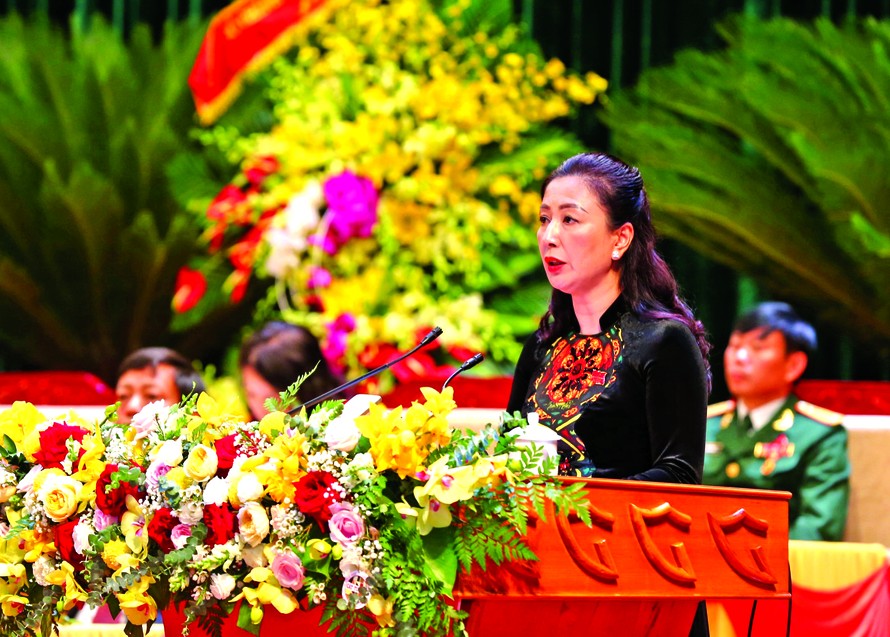 Bà Lê Thị Thu Hồng được bầu làm Phó Bí thư Tỉnh ủy tại Đại hội Đảng bộ tỉnh Bắc Giang khóa XIX (từ ngày 13/10 – 15/10/2020)
