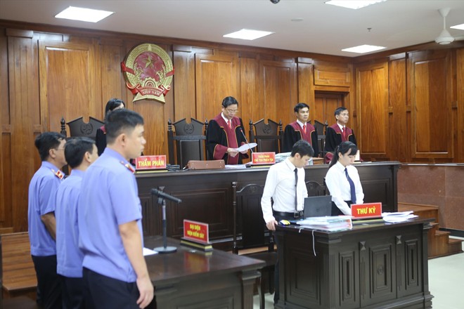 Phiên tòa “đại án” VNCB giai đoạn 2 nay vào phần tranh tụng. Ảnh: Tân Châu