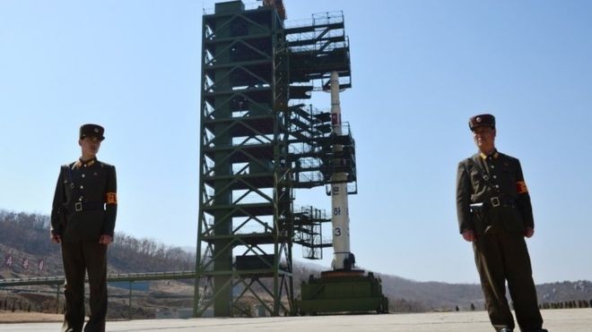 Bãi phóng tên lửa Sohae, ảnh chụp ở thời điểm chưa xác định. Ảnh: BBC 