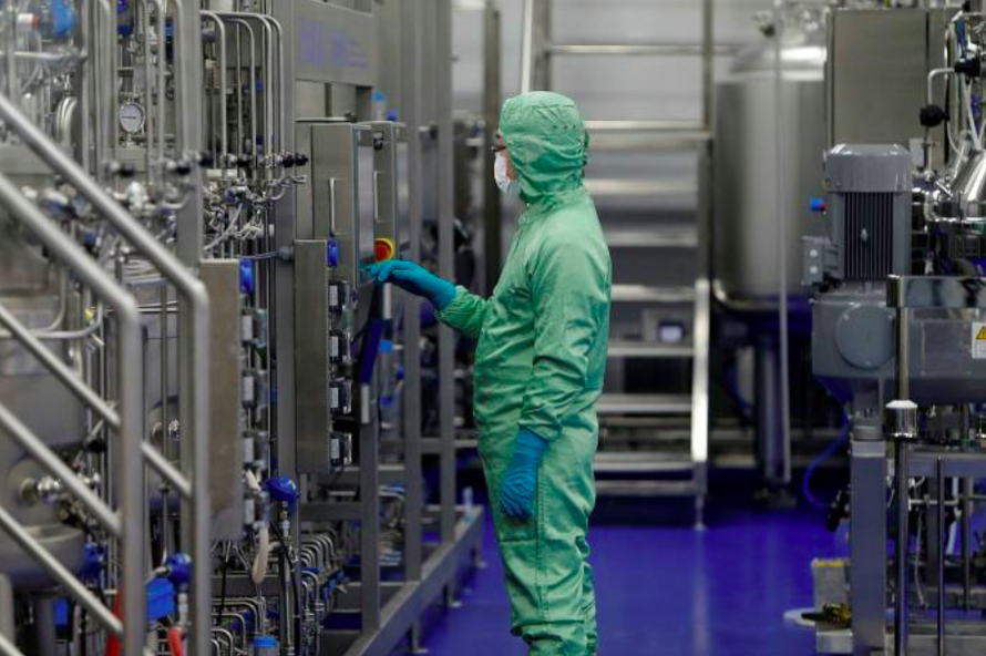 Nhà máy sản xuất của hãng vắc-xin CanSino ở Thiên Tânảnh: Reuters 