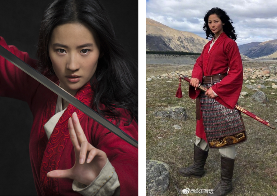 Nhan sắc đỉnh cao của nữ diễn viên đóng thế trong Mulan được khen 'đánh bật' Lưu Diệc Phi