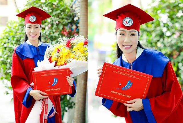 Á hậu Trịnh Kim Chi tốt nghiệp Cử nhân Đại học Sân khấu - Điện ảnh ở tuổi 49