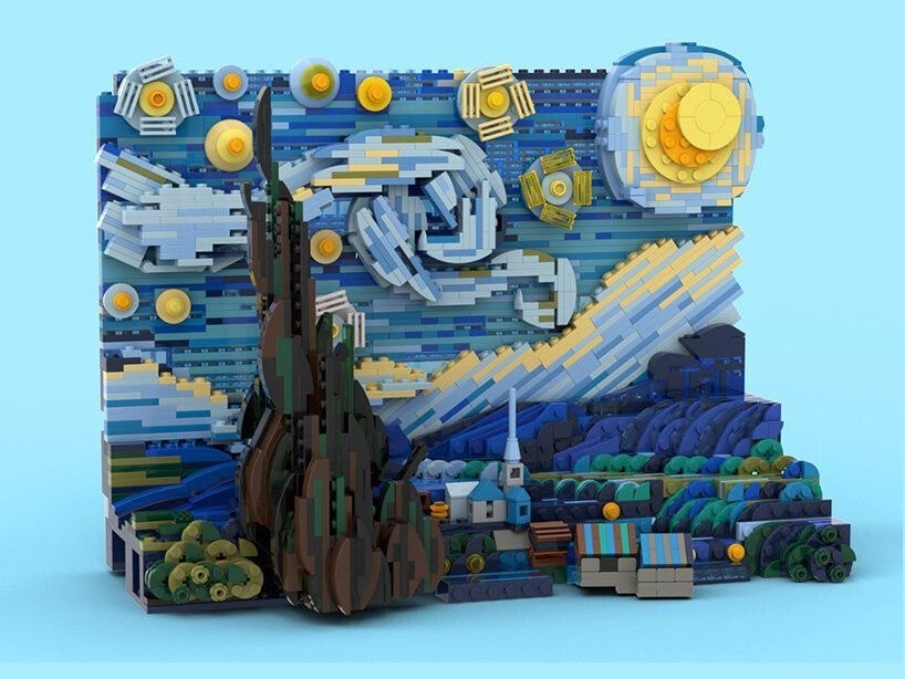 Kiệt tác hội hoạ của Van Gogh được sản xuất thành bộ lắp ghép Lego hơn 1000 chi tiết
