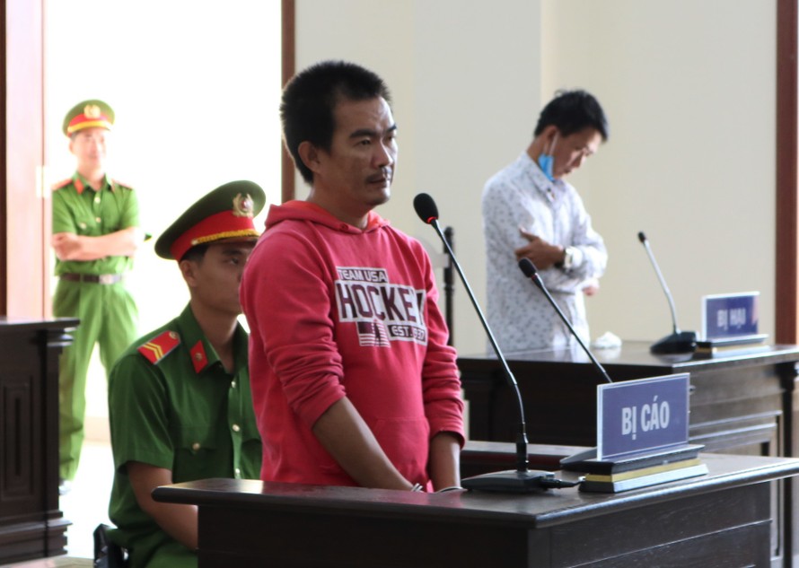 Bị cáo Sang tại phiên tòa - Ảnh: Kim Hà.