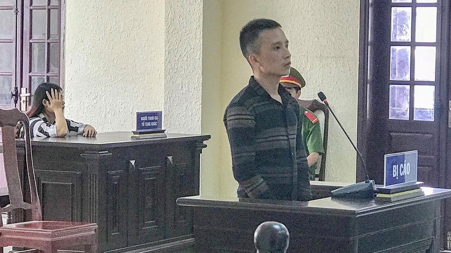 Bị cáo Võ Văn Thắng tại phiên tòa