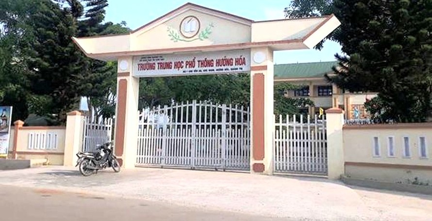 Trường THPT Hướng Hóa ở thị trấn Khe Sanh