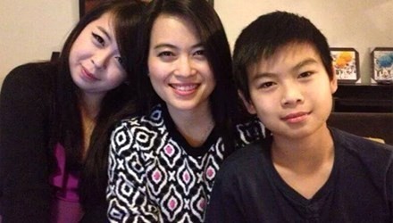 Chị Nguyễn Ngọc Minh và hai con Đặng Minh Châu, Đặng Quốc Duy là nạn nhân trong vụ máy bay MH17 bị bắn rơi.
