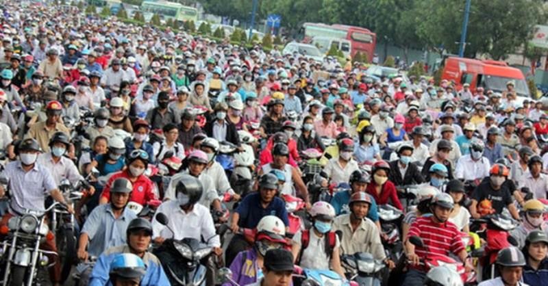 Đề xuất cấm xe máy vào trung tâm TPHCM từ năm 2030