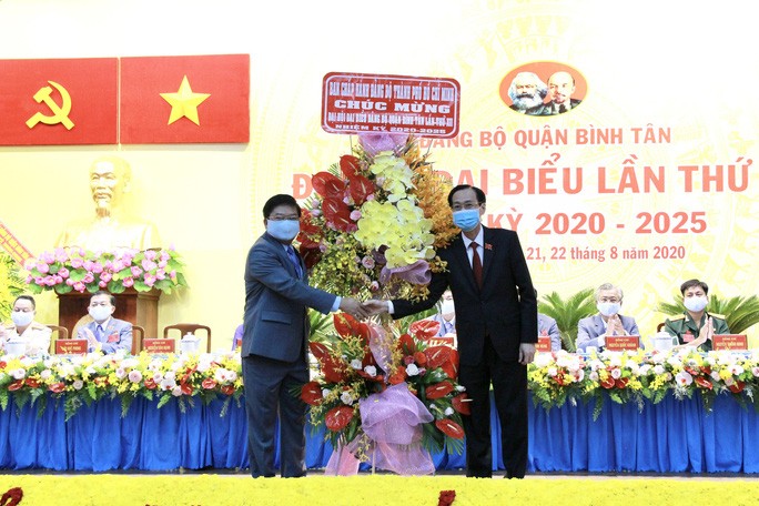 Ông Lê Văn Thinh tái đắc cử Bí thư Quận ủy Quận Bình Tân