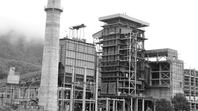 Nhà thầu Trung Quốc rút lui nên Nhà máy Nhiệt điện Nông Sơn phải ngừng thi công trong thời gian dài Ảnh: HOÀNG DŨNG 
