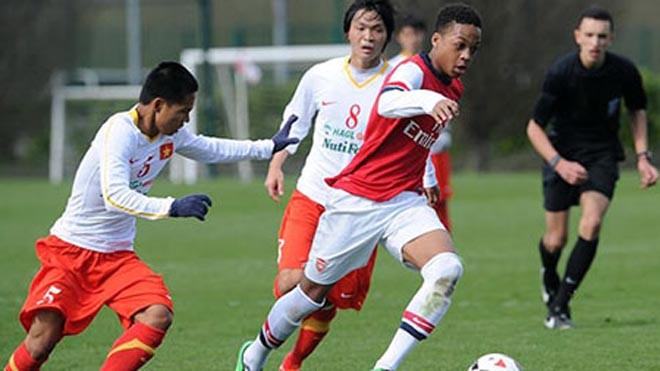 Phía Arsenal đánh giá rất cao U19 Việt Nam