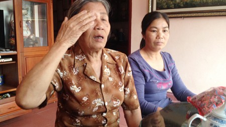 Cụ Nguyễn Thị Đông - mẹ chị Sinh khóc thương con gái… 
