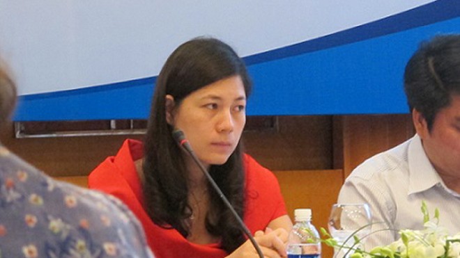 Bà Thẩm Thị Mai Hương - người giữ chức Chủ tịch Chứng khoán Xuân Thành trong một tháng qua.