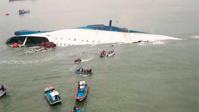Vụ chìm phà Sewol (Hàn Quốc) xảy ra hôm 16/4 khiến hàng trăm người thiệt mạng và mất tích
