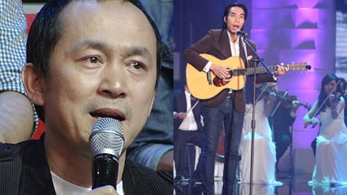 Quốc Trung giải thích về việc phối mới bài hát Đi học trong chương trình "Giai điệu tự hào" số thứ năm. 