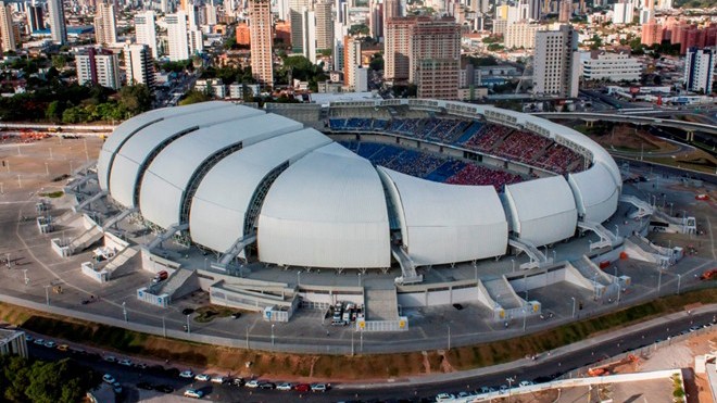 Sân vận động Dunas tại Natal. Ảnh: Getty Images. 