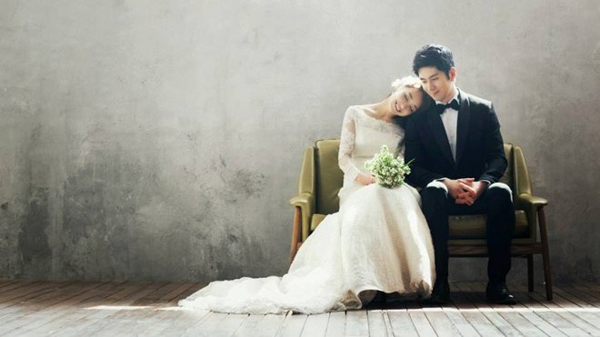 Những bức ảnh lung linh nhưng khuôn mẫu là một phần của đám cưới tại Hàn Quốc. Ảnh: Ti-amo Korea Wedding Photography 