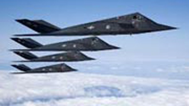 Một phi đội F-117A trong chiến dịch "Bão táp sa mạc".