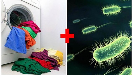 Để tránh lây bệnh từ máy giặt, bạn cần vệ sinh máy giặt đều đặn, ít nhất là 2 lần/tháng. Ảnh minh họa