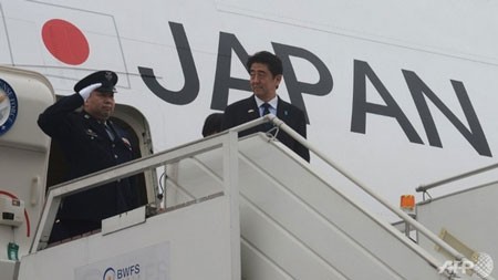 Chuyên cơ Thủ tướng Nhật bị lộ đường bay