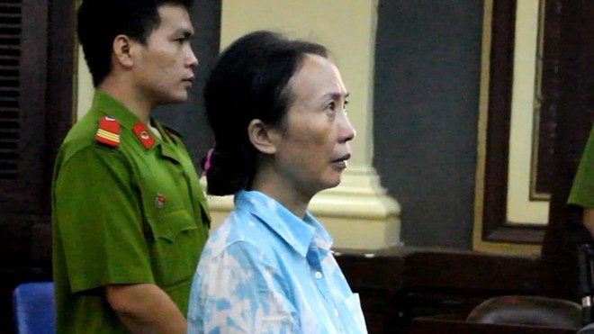 Trần Thị Quỳnh Hoa tại tòa