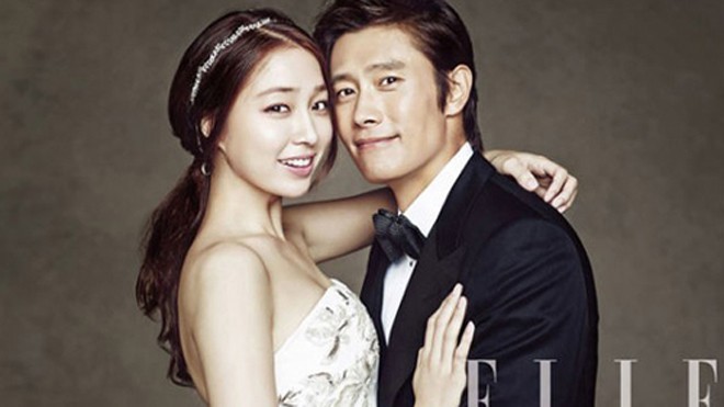 Vợ chồng nam diễn viên Lee Byung Hun.