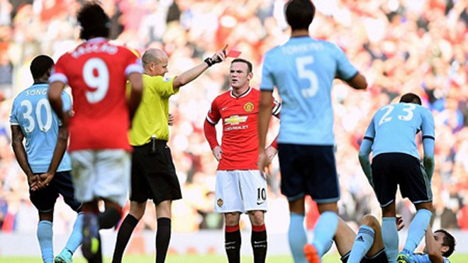Rooney đã nhận tới 81 thẻ ở Premier League