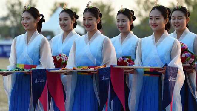Ngất ngây trước vẻ đẹp của mỹ nhân Hàn tại Asiad 17