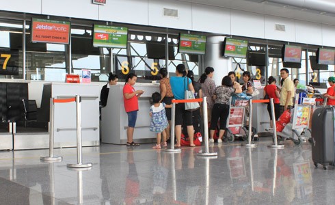 Sân bay Đà Nẵng mới được khai thác 3 năm. Ảnh: Đ.Loan.