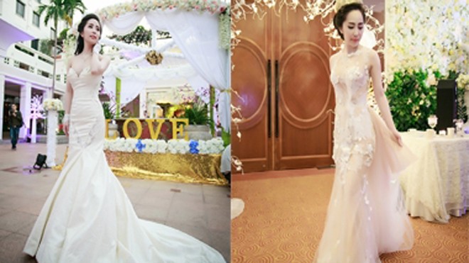 Váy cưới lộng lẫy giá hàng trăm triệu đồng của sao Việt - Phong cách sao -  Việt Giải Trí