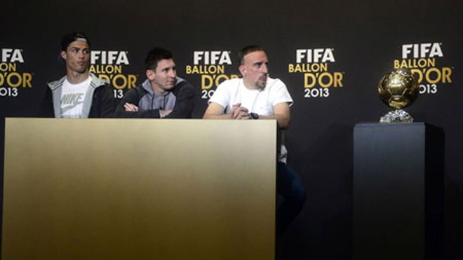 Ribery cho rằng kết quả bình chọn QBV 2013 đã được dàn xếp.
