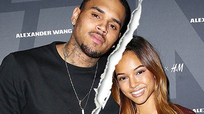 Chris Brown và Karrueche Tran.