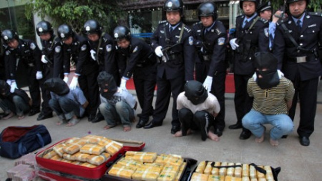 Một băng đảng ma túy bị triệt phá tại tỉnh Vân Nam