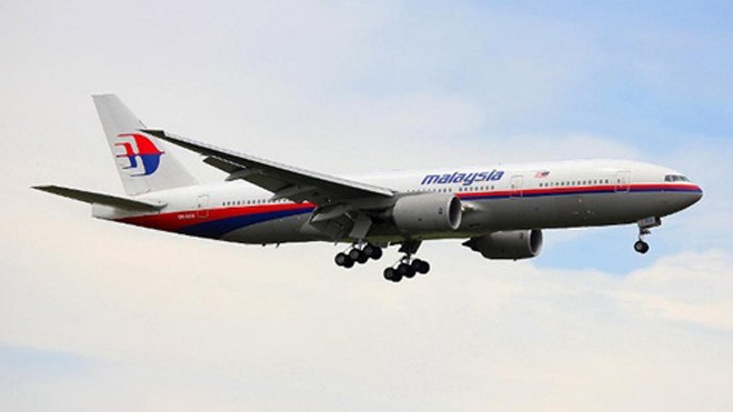 Chiếc Boeing 777-200ER cùng loại với chiếc mất tích mang số hiệu MH370 của Malaysia Airlines. Ảnh: Register