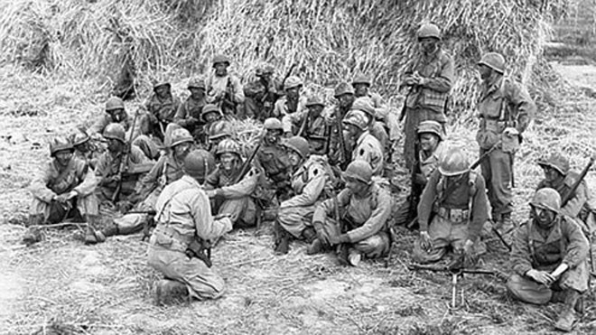 Đội biệt kích Canada - Mỹ giành được biệt danh “Lữ đoàn của quỷ” tại chiến trường Anzio (Ý) năm 1944 - Ảnh: Reuters