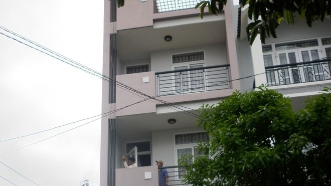 Căn nhà 3 tầng của chị Ngọc bị trộm đột nhập. Ảnh CTV