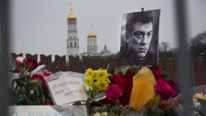Cựu Phó Thủ tướng Nga Boris Nemtsov bị sát hại đêm 27-2. Ảnh: AP