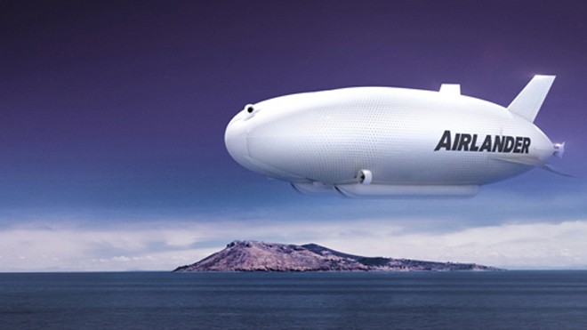 Mô hình Airlander 10. Ảnh: HAV